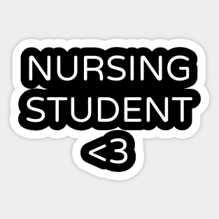 Nursing student Sticker